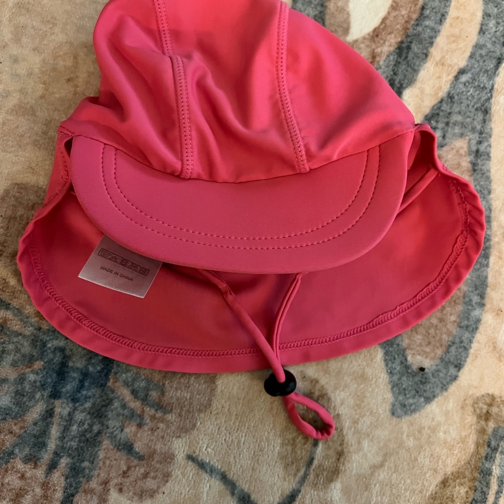 Love Coral Sun Hat with Neck Protection